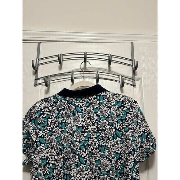 Lands End Women’s LP Dandelion Floral Polo Short Sleeve Shirt 100% Cotton Petite - Picture 14 of 16